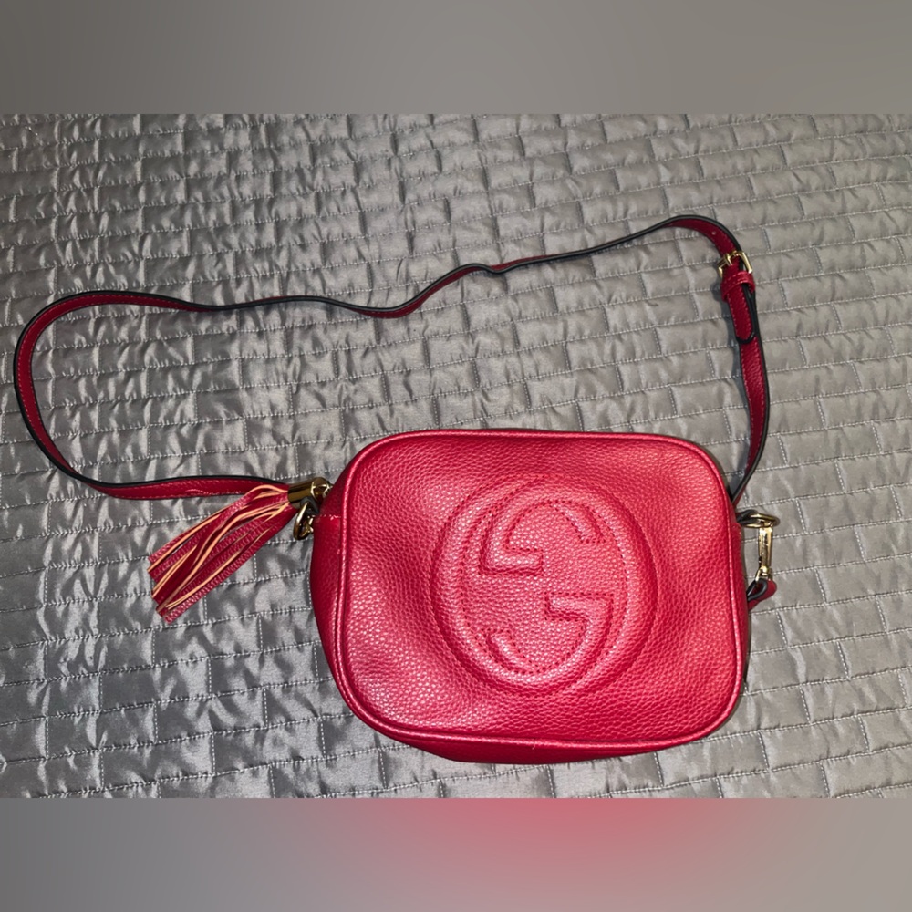 Gucci Vibrant Red Crossbody Bag
